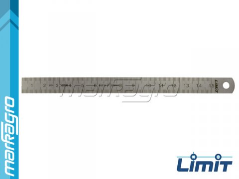 Pravítko ocelové se stupnicí 150 mm - LIMIT (2702-0205) Vlastnosti a použití: