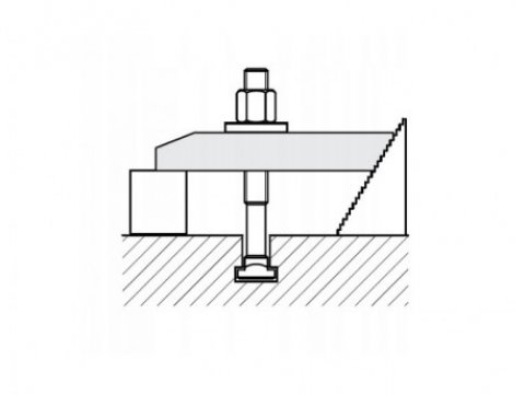 Přítlačná upínka stupňovitá RLI M10 - 100 mm