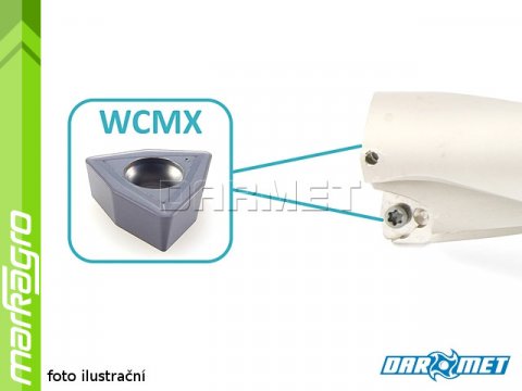 VRTÁK S VBD WCMX - DRŽIAK, ⌀ 25 MM, 3xD, VÁLCOVÁ STOPKA 25 MM - DARMET (DE00WC04-25-250)