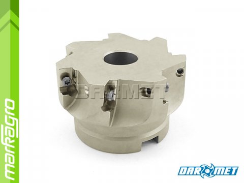 fréza s VBD APKT - držák, ⌀ 80 mm, čelní válcová nástrčná 7-břitá - DARMET (FA90AP16-080-27A07)