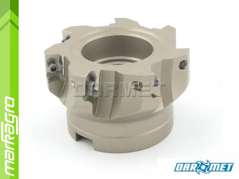 fréza s VBD LDMT - držák, ⌀ 80 mm, čelní válcová nástrčná 7-břitá - DARMET (FA90LD15-080-27B07)