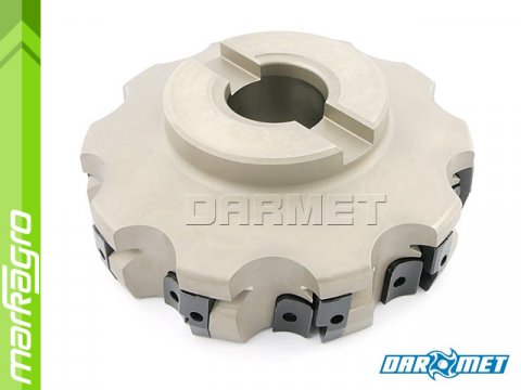 75° FRÉZA S VBD SPKR, SPKN - DRŽÁK, ⌀ 160 MM, ČELNÍ VÁLCOVÁ NÁSTRČNÁ 10-BŘITÁ - DARMET (FB75SP15-160-40B10)