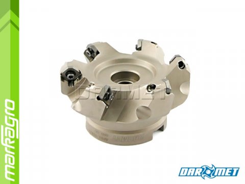 fréza s VBD SEKT - držák, ⌀ 80 mm, čelní válcová nástrčná 6-břitá - DARMET (FD45SE12-080-27A06)