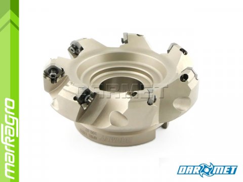 fréza s VBD SEKT - držák, ⌀ 100 mm, čelní válcová nástrčná 7-břitá - DARMET (FD45SE12-100-32B07