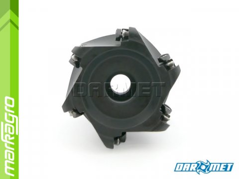 FRÉZA S VBD RDMT - DRŽÁK, ⌀ 80 MM, ČELNÍ VÁLCOVÁ NÁSTRČNÁ 6-BŘITÁ - DARMET (FE00RD12-080-2706)