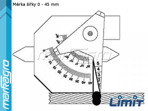 MIERKA   ZVAROV 0 - 10 MM - LIMIT (9754-1007)