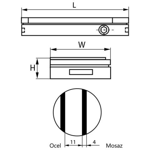 MAGNETICKÝ UPÍNAČ NEOMILL 250 x 400 MM