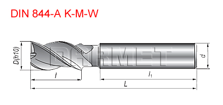 Fréza válcová čelní 8
