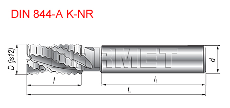 Fréza válcová čelní hrubovací 11