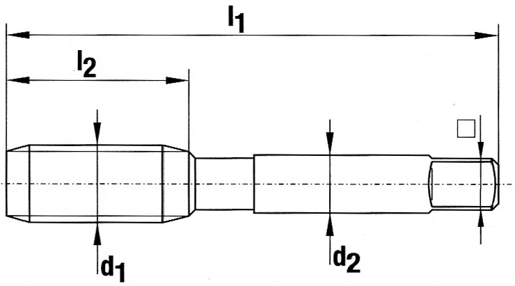 Závitník metrický M10x1,25 (0641-300-105100)