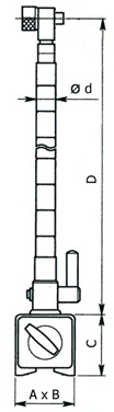 Magnetick&yacute; stojan pružn&yacute; (301)