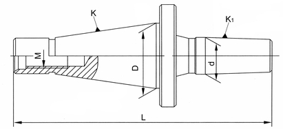 Trn pro vrtačkov&aacute; skl&iacute;čidla ISO30 / B16 (DM188)