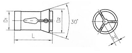 173E kle&scaron;tina DIN 6343 &scaron;estihran 32 mm (DM50)