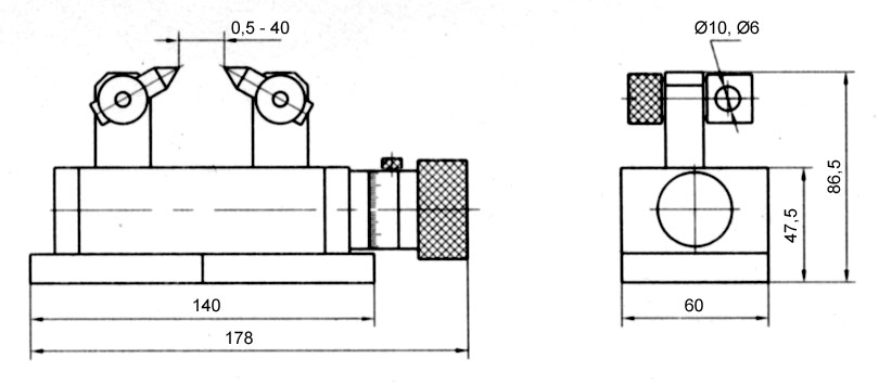 Zařízení pro úpravu šířky brousících kotoučů (DM283)